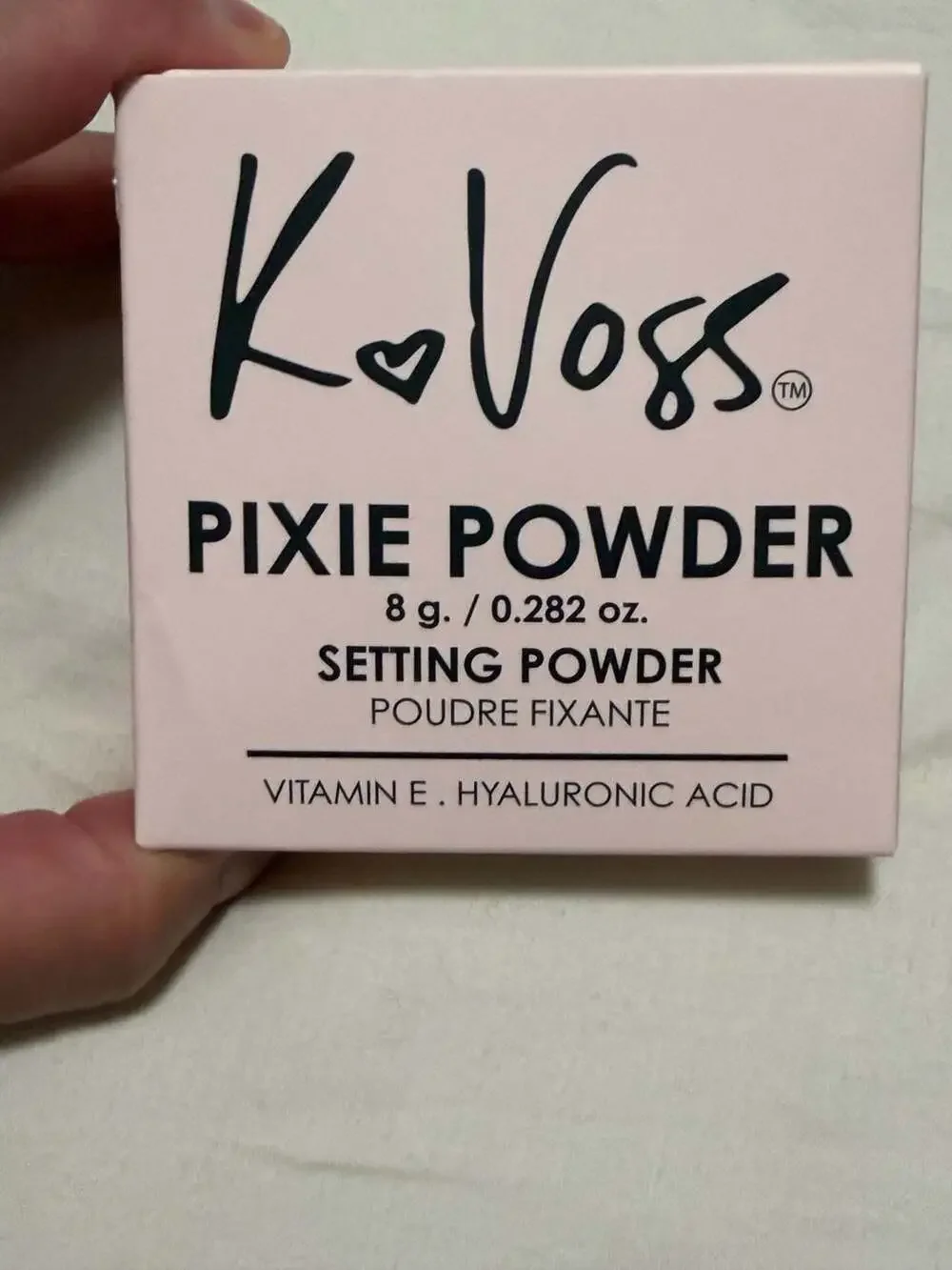 K.Voss Pixie Powder Setting Powder and YC Collection 3-Piece Brush Set Bundle